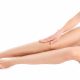 Leg laser hair removal woman model