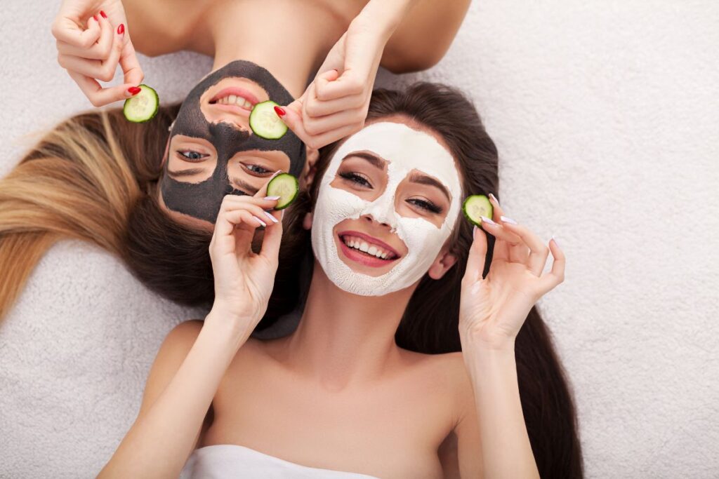 halloween skin care tips - mask up